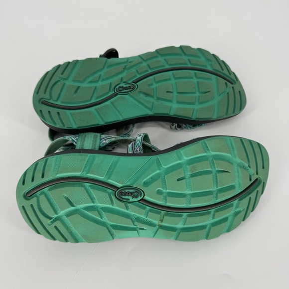 Chaco ZX/2 Classic Green Gray Strappy Water Sport Sandals Women's Size 7 - Picture 6 of 6